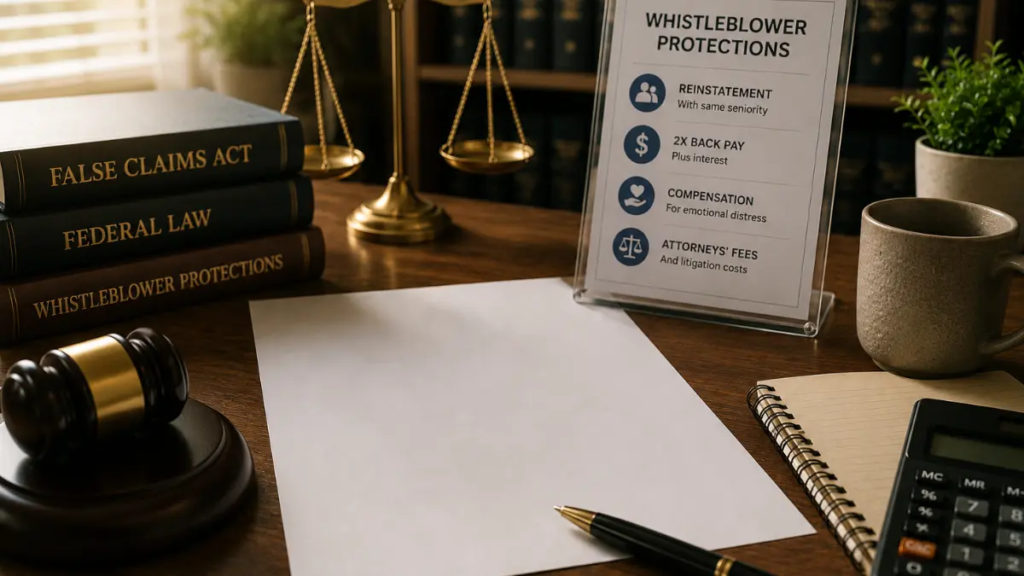 Whistleblower tax and legal protections