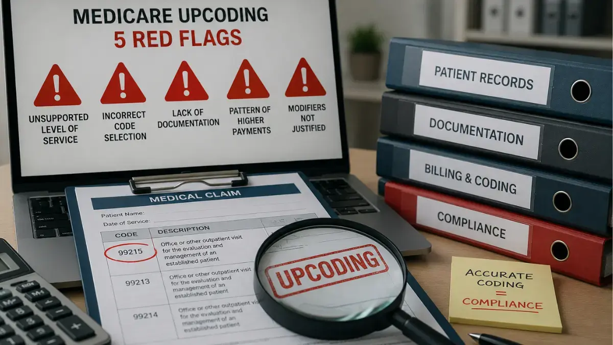Red flags of Medicare upcoding