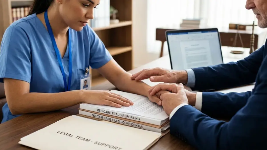 Legal support for reporting billing fraud