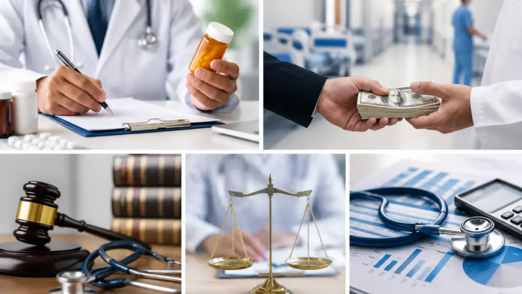 Doctor decisions corrupted by financial self-interest