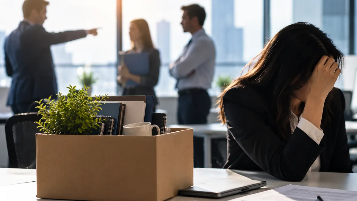 Employee documenting workplace retaliation claims